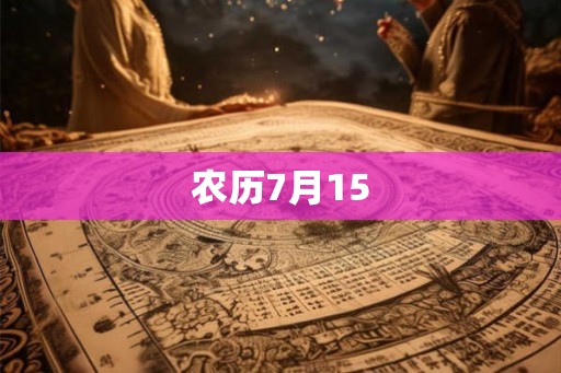 农历7月15