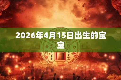 2026年4月15日出生的宝宝