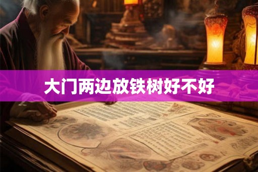 大门两边放铁树好不好