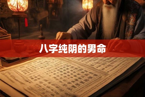八字纯阴的男命