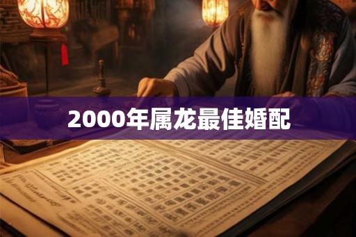 2000年属龙最佳婚配