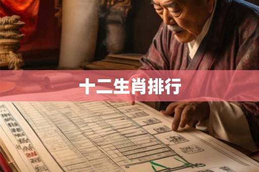 十二生肖排行 十二生肖排行