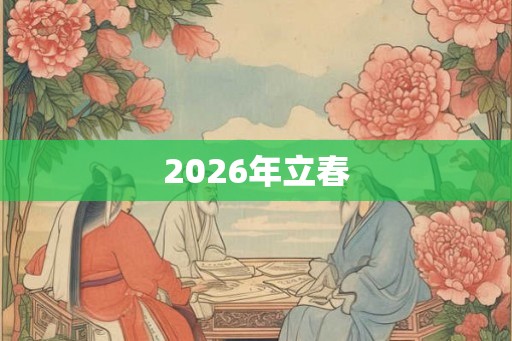 2026年立春