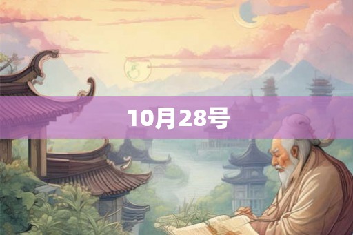 10月28号 10月28号