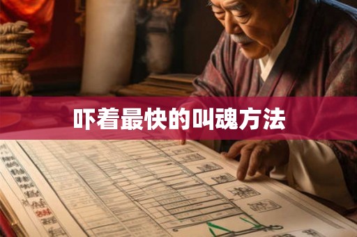 吓着最快的叫魂方法 吓着最快的叫魂方法