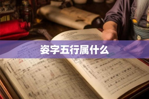 姿字五行属什么