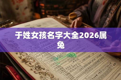 于姓女孩名字大全2026属兔 于姓女孩名字大全2026属兔