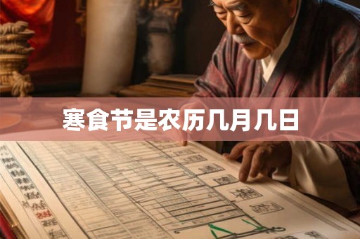 寒食节是农历几月几日