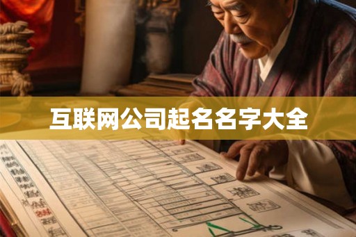 互联网公司起名名字大全 互联网公司起名名字大全