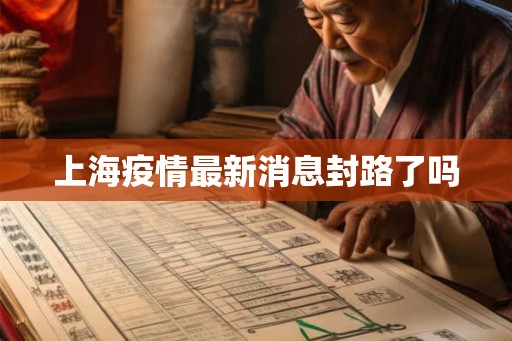 上海疫情最新消息封路了吗