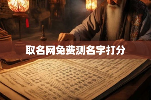 取名网免费测名字打分