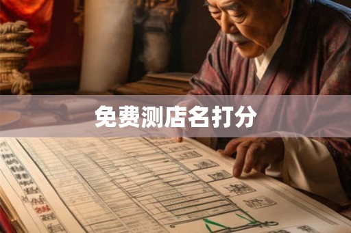 免费测店名打分