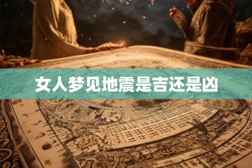 女人梦见地震是吉还是凶