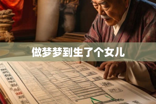 做梦梦到生了个女儿