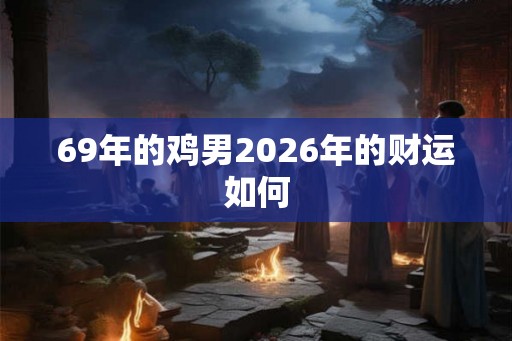69年的鸡男2026年的财运如何