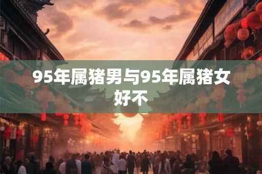 95年属猪男与95年属猪女好不
