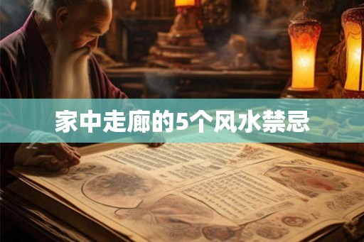 家中走廊的5个风水禁忌