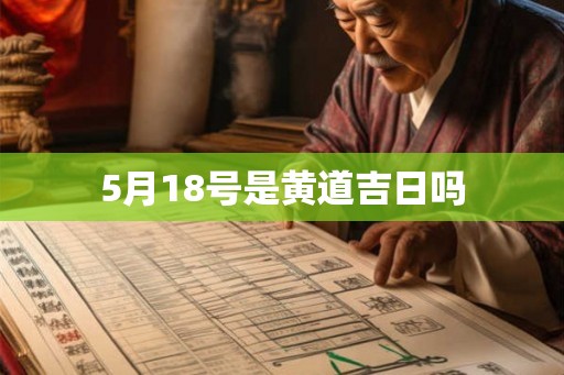 5月18号是黄道吉日吗 5月18号是黄道吉日吗