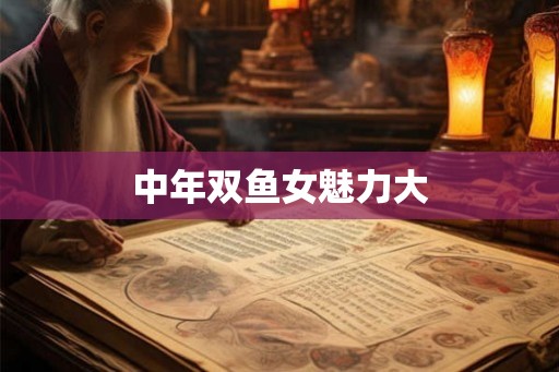 中年双鱼女魅力大