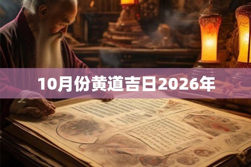 10月份黄道吉日2026年