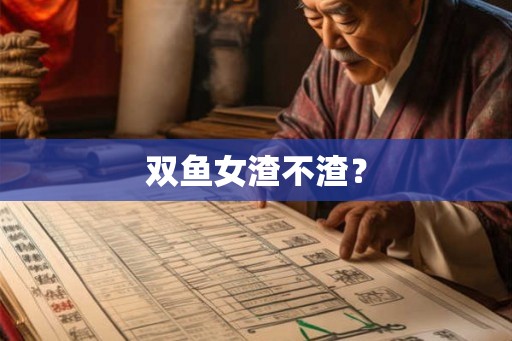 双鱼女渣不渣？