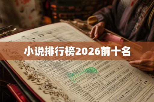小说排行榜2026前十名