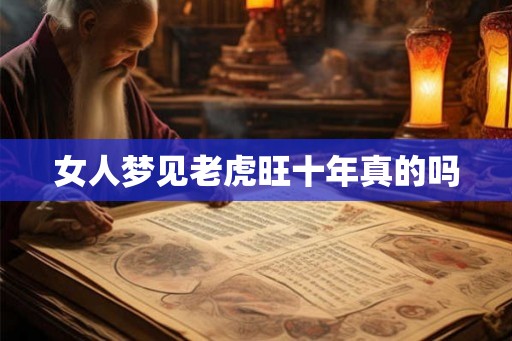 女人梦见老虎旺十年真的吗