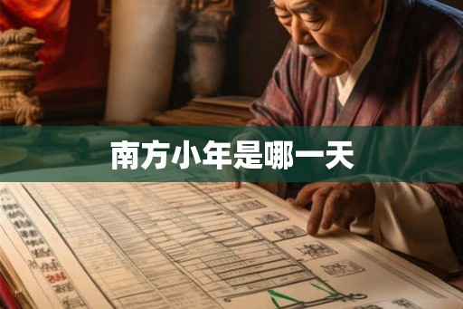 南方小年是哪一天