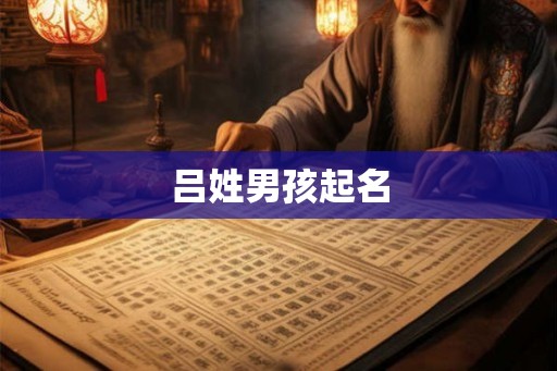 吕姓男孩起名