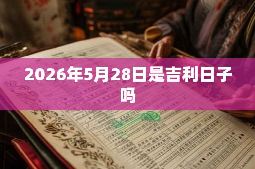 2026年5月28日是吉利日子吗