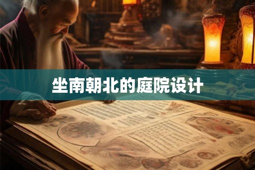 坐南朝北的庭院设计