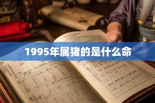 1995年属猪的是什么命 1995年属猪的是什么命