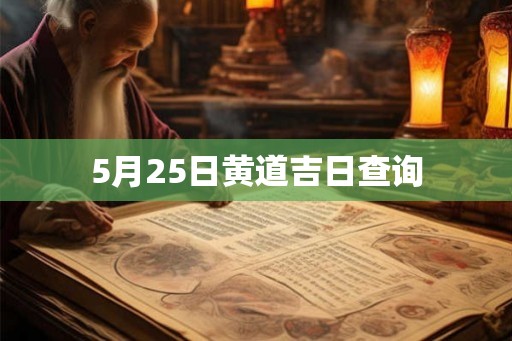 5月25日黄道吉日查询