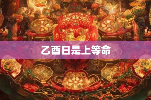 乙酉日是上等命
