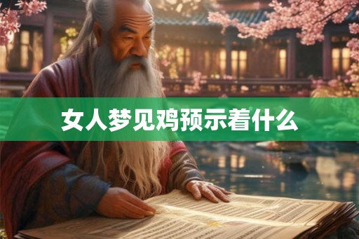 女人梦见鸡预示着什么