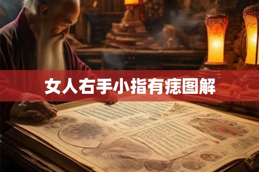 女人右手小指有痣图解