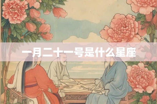 一月二十一号是什么星座