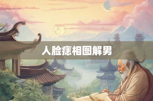 人脸痣相图解男