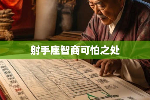 射手座智商可怕之处