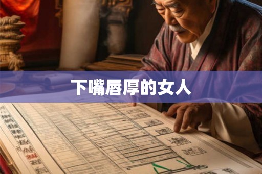 下嘴唇厚的女人