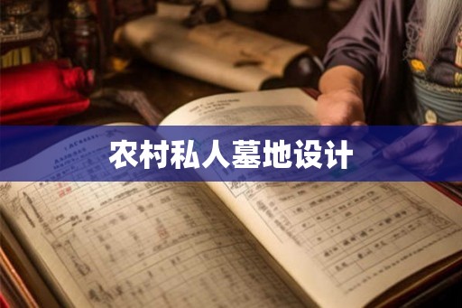 农村私人墓地设计