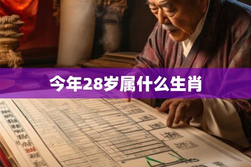 今年28岁属什么生肖 今年28岁属什么生肖