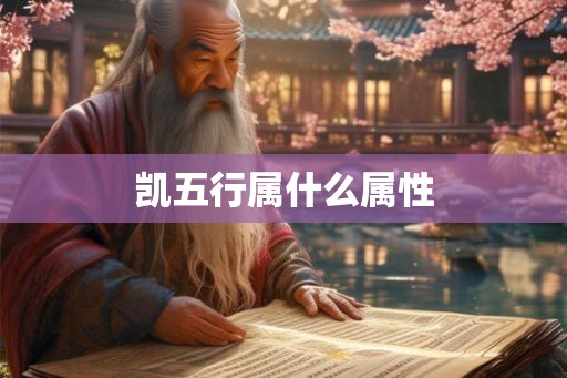 凯五行属什么属性