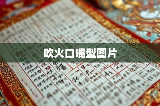吹火口嘴型图片