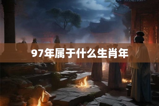97年属于什么生肖年