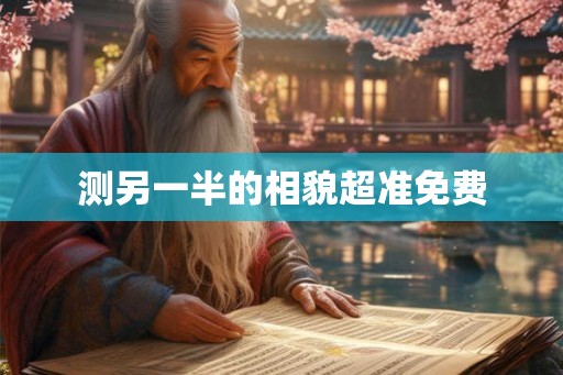 测另一半的相貌超准免费 测另一半的相貌超准免费