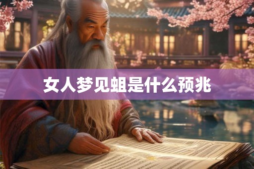 女人梦见蛆是什么预兆
