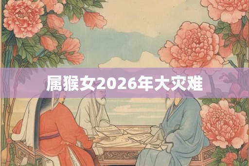 属猴女2026年大灾难
