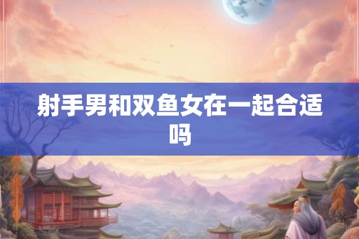 射手男和双鱼女在一起合适吗