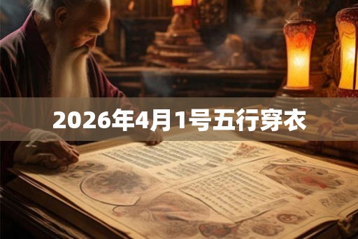 2026年4月1号五行穿衣